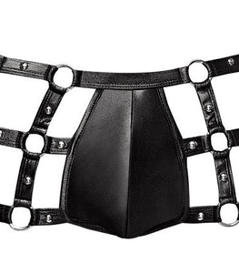 Vulcan Studded Harness Black