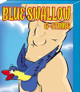 Blue Swallow Posing Strap Novelty O/s