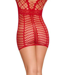 Seamless Dress Red O/s