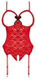 Cupless Crotchless Teddy (luv Lace)