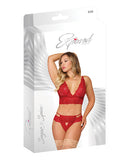 Sugar & Spice Bra & Panty Set Red