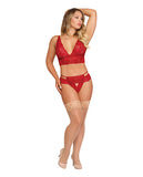 Sugar & Spice Bra & Panty Set Red