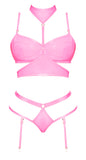 Club Candy Bra Harness & Panty Pink