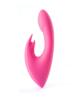 Leah Rechargeable Silicone Rabbit Massager Neon Pink