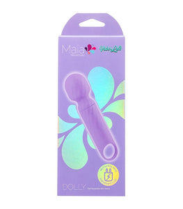 Dolly Purple Silicone Mini Wand Rechargeable