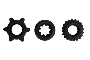 Liquid Silicone Cock Ring Set Of3 Default Title