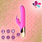 Dream Supercharged Silicone Rabbit Rechargeable Pink