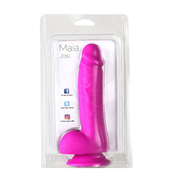 Josi 8in Realistic Silicone Dong Purple Default Title