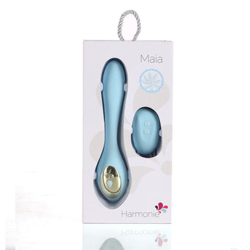 Harmonie Teal Bendable Dual Vibrator W/ Remote Control Default Title