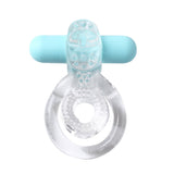 Jayden Rechargeable Vibrating Cock Ring Clear Sleeve Default Title