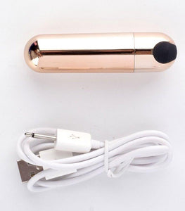 Jayden Rose Gold Rechargeable Vibrating Erection Ring