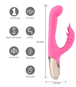 Maui Rechargeable Silicone Poseable 420 Rabbit Default Title