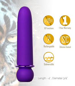 Jaguar Powerful Bullet Purple Rechargeable