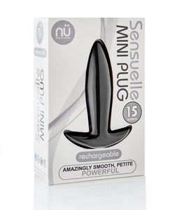 Sensuelle Mini Butt Plug Black