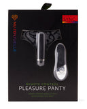 Sensuelle Pleasure Panty Black Remote Control