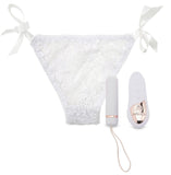 Sensuelle Pleasure Panty White Remote Control