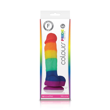 Colours Pride Edition 5in Dildo Rainbow Default Title