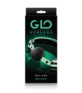 Glo Bondage Ball Gag Green Default Title