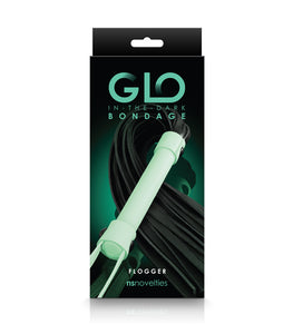 Glo Bondage Flogger Green Default Title
