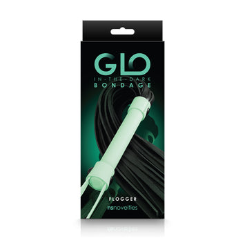 Glo Bondage Flogger Green Default Title