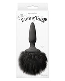 Bunny Tails Mini Black Fur