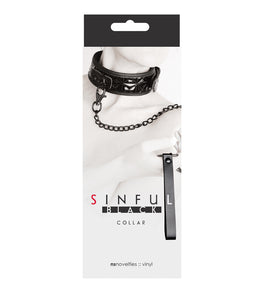 Sinful 2in Collar Black Default Title