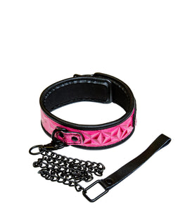 Sinful 2in Collar Pink Default Title