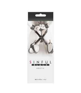 Sinful Hogtie Black