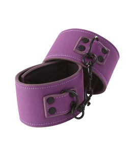 Lust Bondage Wrist Cuff Purple