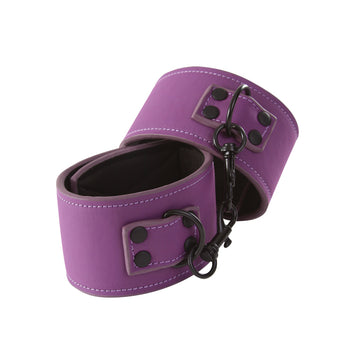 Lust Bondage Wrist Cuff Purple Default Title