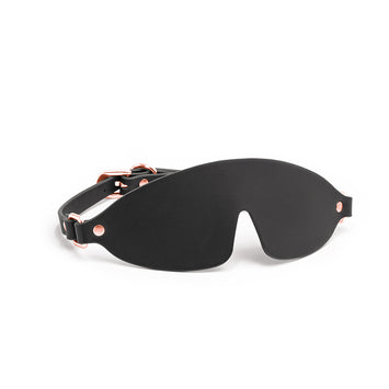 Bondage Couture Blind Fold Black W/ Rose Gold Default Title