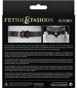 Fetish & Fashion Jezebel Collar Black