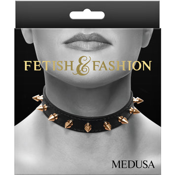 Fetish & Fashion Medusa Collar Black Default Title