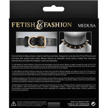Fetish & Fashion Medusa Collar Black Default Title