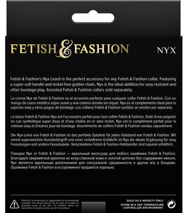 Fetish & Fashion Nyx Leash Black Default Title