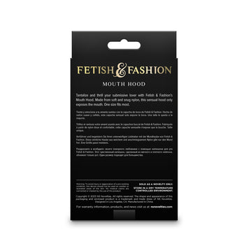 Fetish & Fantasy Mouth Hood White