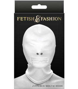 Fetish & Fantasy Zippered Mouth Hood