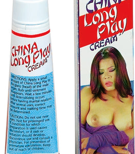 China Long Play Cream .5 Oz