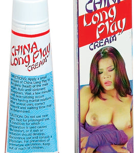 China Long Play Cream .5 Oz