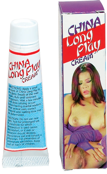 China Long Play Cream .5 Oz Default Title