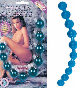Thai Jelly Anal Beads Blue