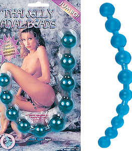 Thai Jelly Anal Beads Blue