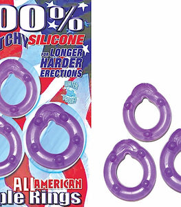 All American Triple Rings