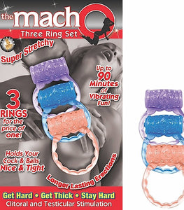 Macho Collection Three Ring Set