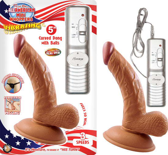 Latin American Mini Whoppers 5in Curved Dong W/balls La Default Title