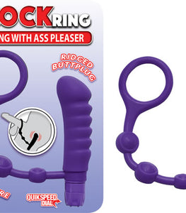 My Cockring W/ass Pleaser Purple