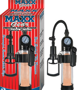 Maxx Gear Vibrating Vacuum Gauge Penis Pump