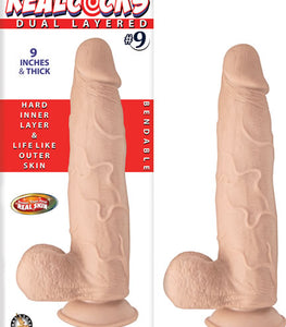 Real Cocks Dual Layered #9 Thick 9 