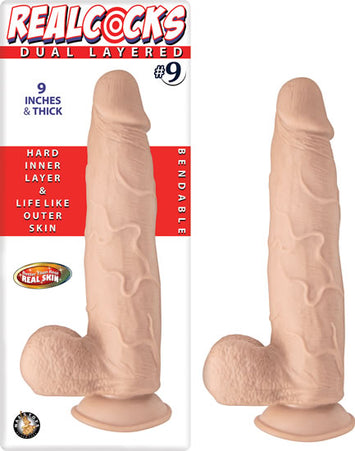 Real Cocks Dual Layered #9 Thick 9 