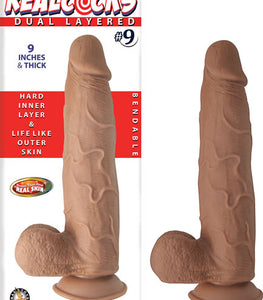 Real Cocks Dual Layered #9 Thick 9 